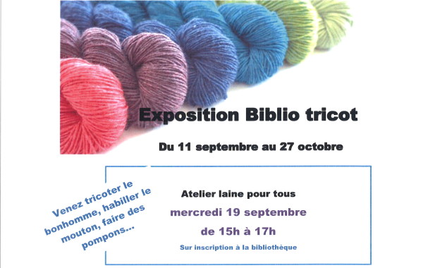 EXPOSITION BIBLIO’TRICOT