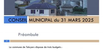 Présentation du Budget 2025