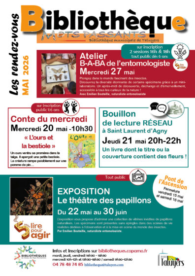#ACTUS MAI Bibliothèque Mots Passants