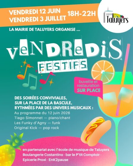 #Musique – Les Vendredis Festifs