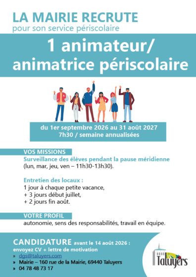 #EMPLOI – La commune recrute