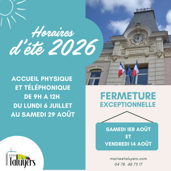 OUVERTURE ACCUEIL MAIRIE