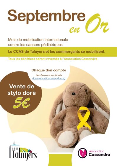 #SEPTEMBRE EN OR – le CCAS de Taluyers se mobilise