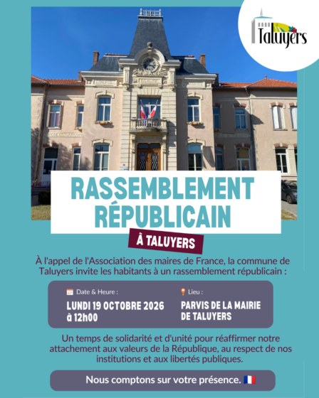 [RASSEMBLEMENT RÉPUBLICAIN] à Taluyers